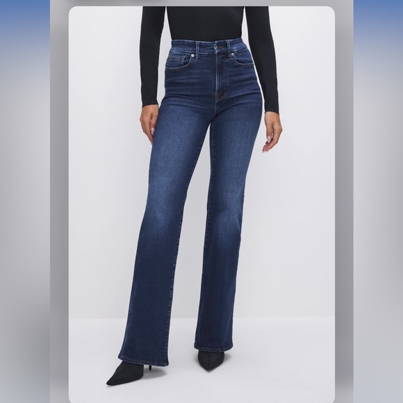 Good American always fits jeans in indigo 446 - Picture 2 of 7